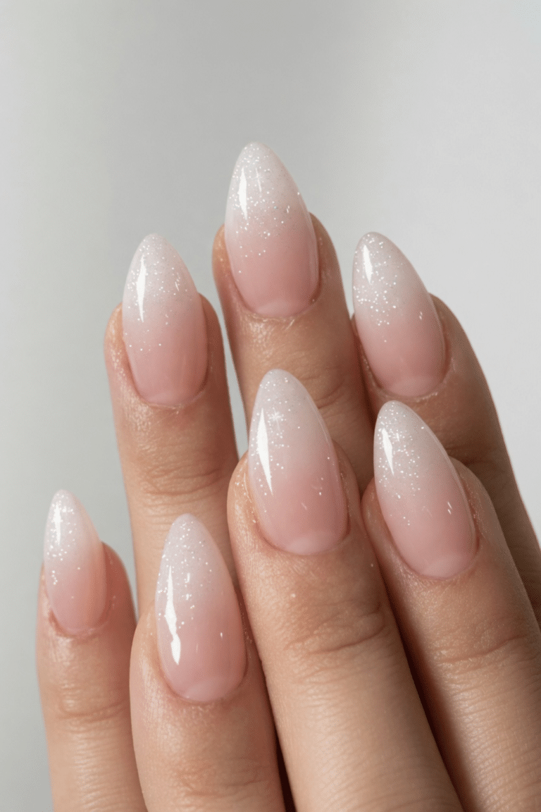 french tip nails with design