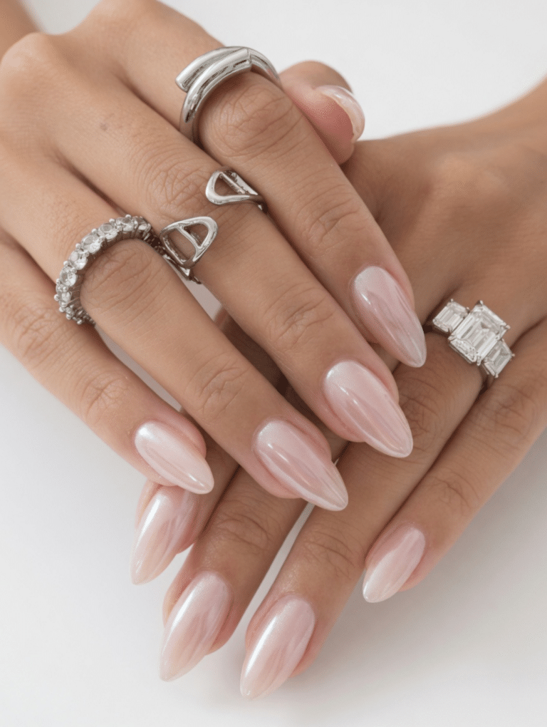 Preto Magnético Nail Inspo