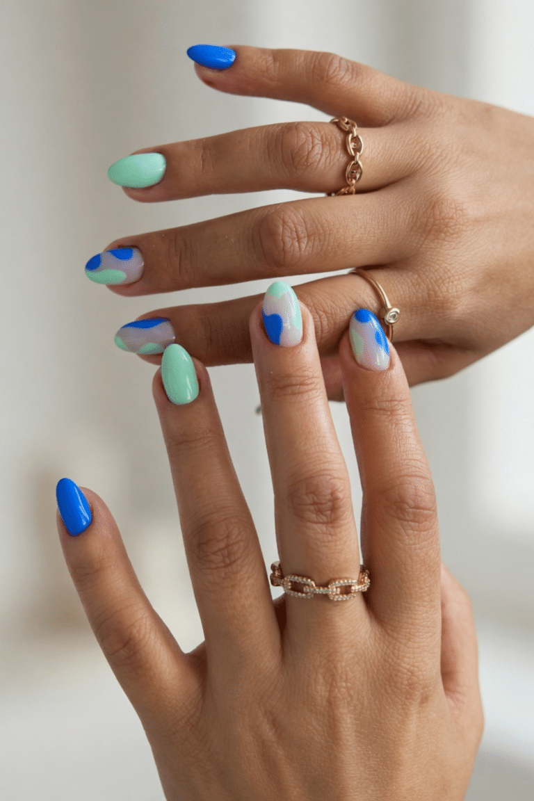 spring nails simple
