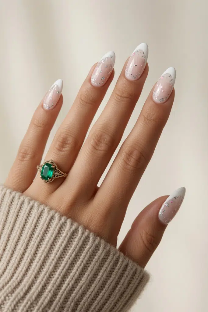 Summer Nail Ideas: 15 Looks for Every Summer Mood 14 White summer nails with a glossy almond shape manicure