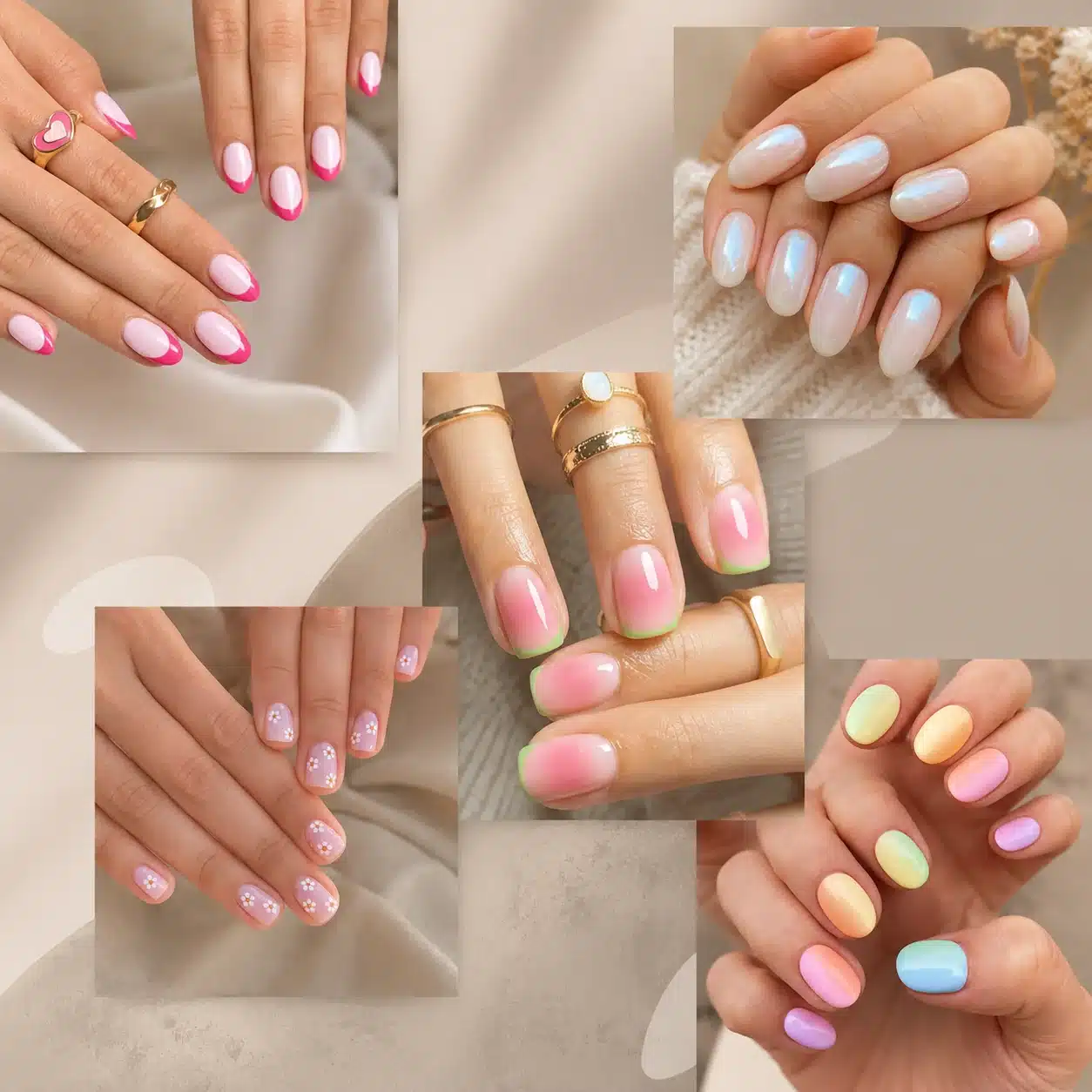12 Simple Summer Nail Inspo Ideas to Try This Season 4 Mix and match simple summer nail ideas