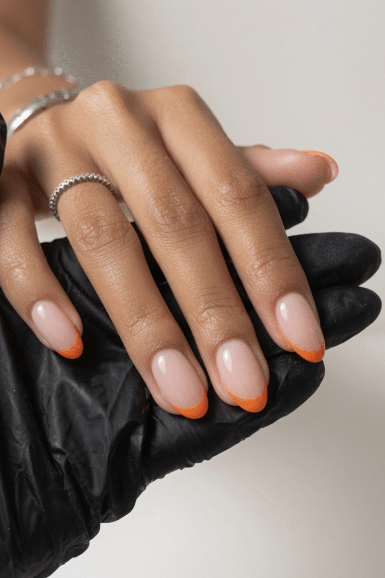 Nails before Males 💅👀 2 French Tip Nails