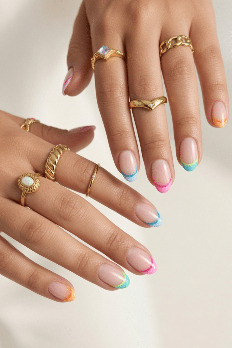 the easiest French Tip Nails 7 French Tip Nails