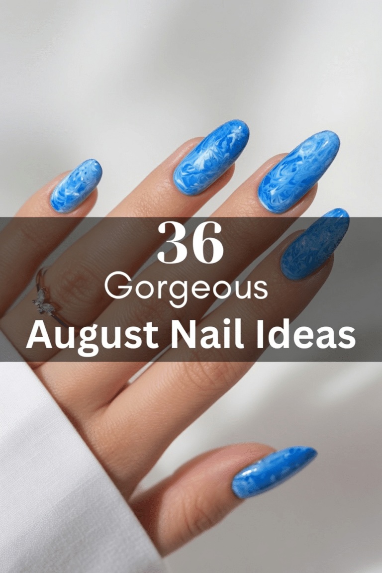 36 Gorgeous August Nail Ideas 🌊 | Trendy Summer & Early Fall Designs 4 Trendy Nails