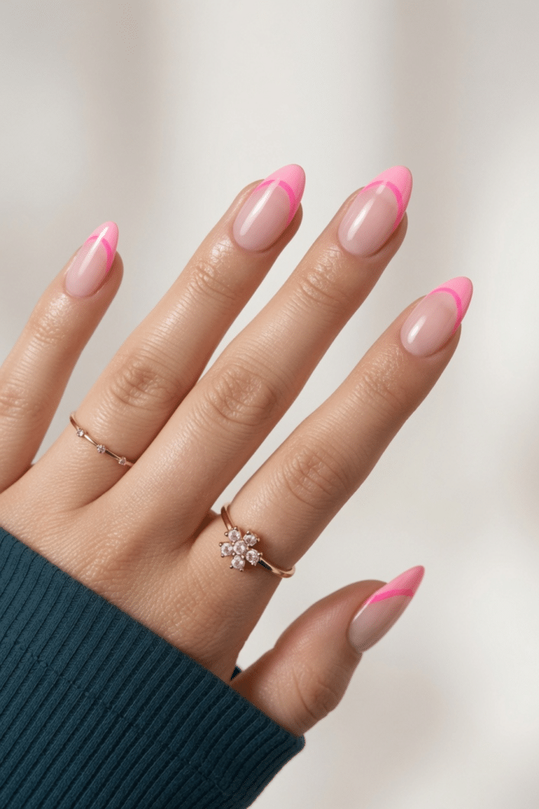 almond nail inspo