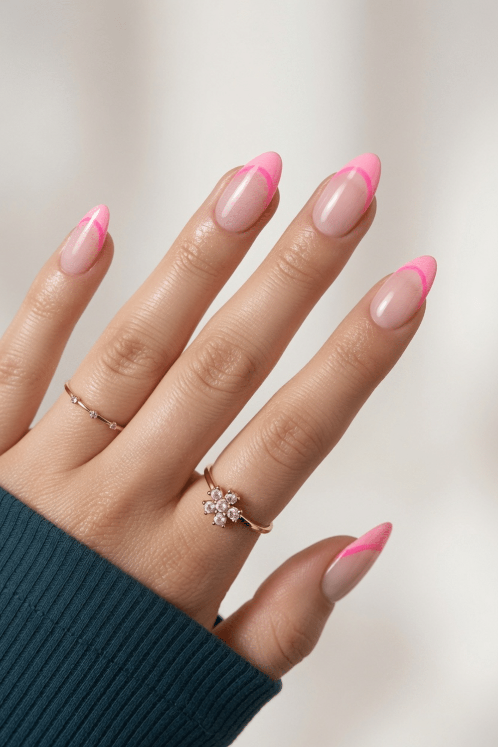 almond nail inspo