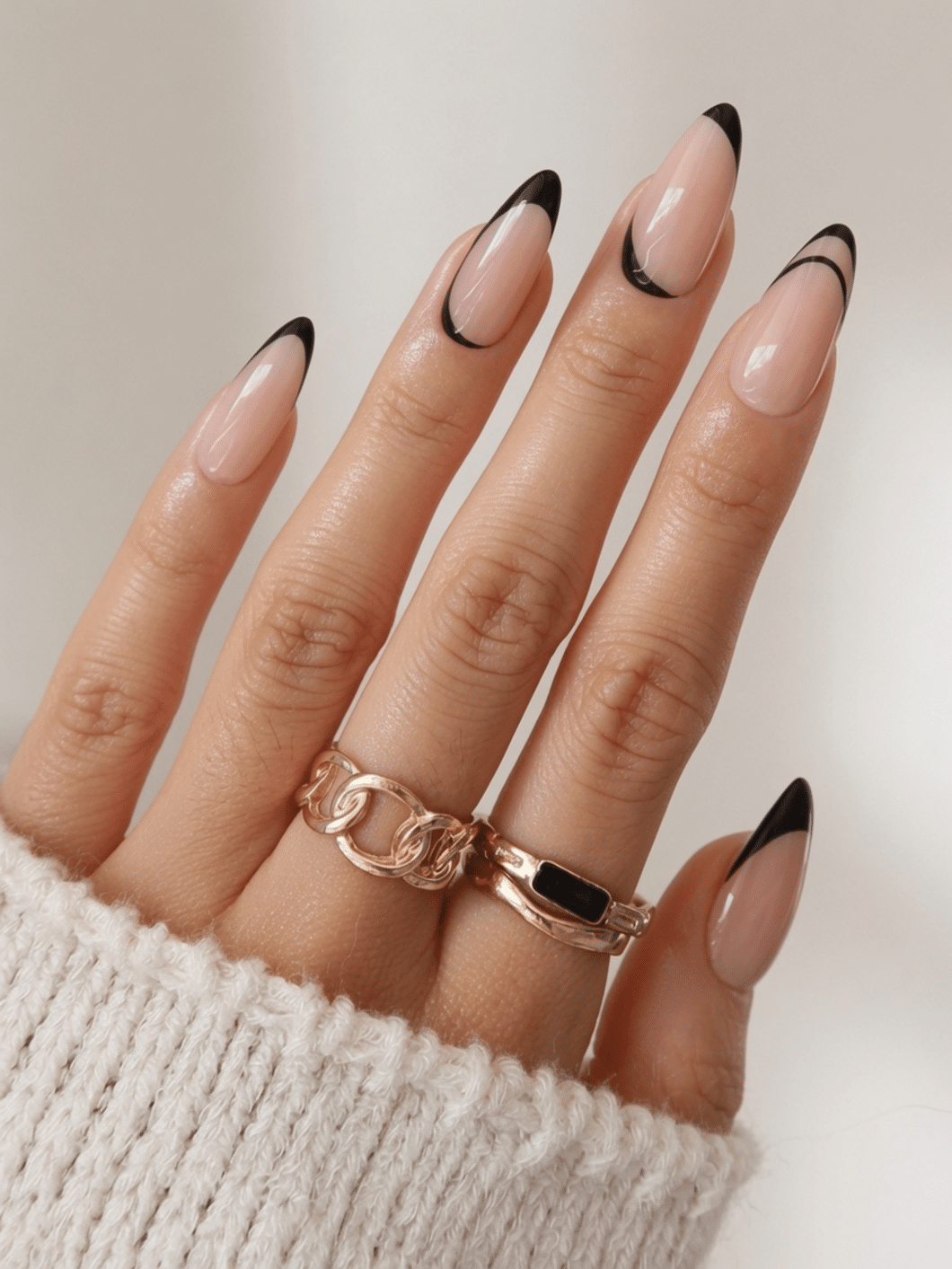 black nails