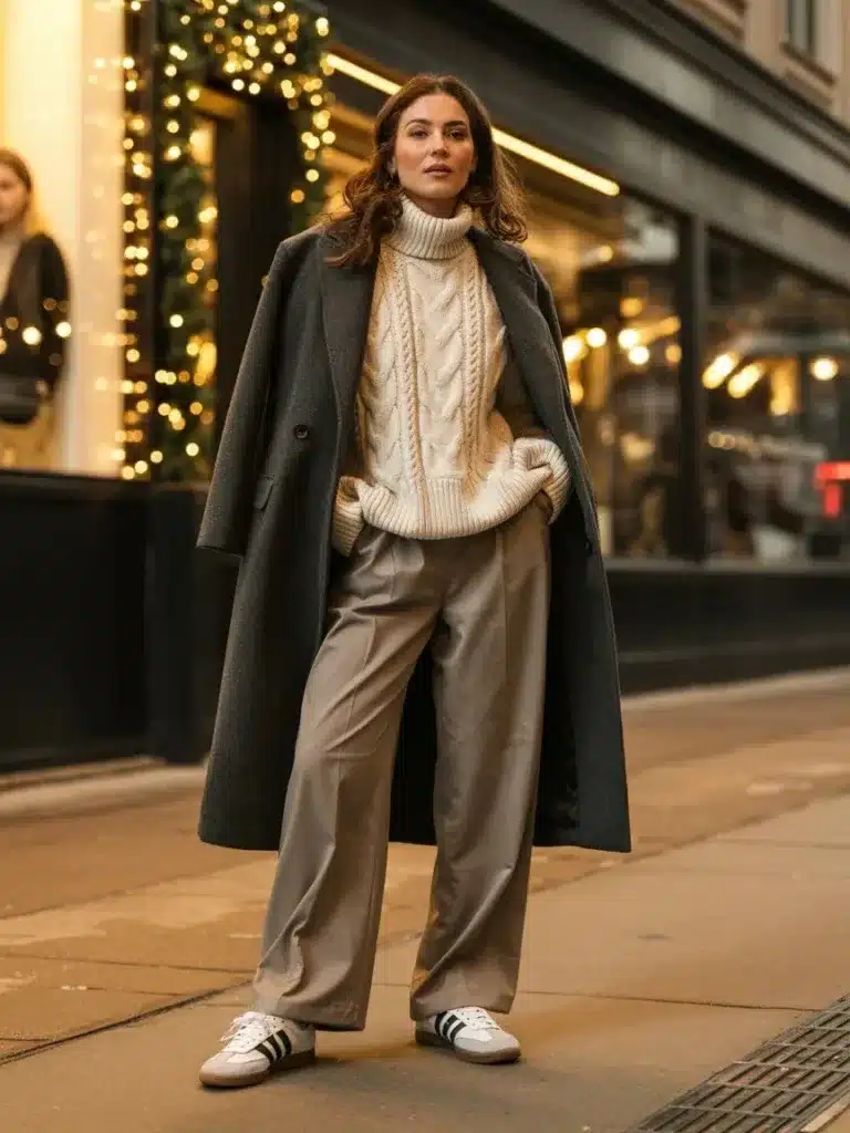 Long Coat and Winter Knits