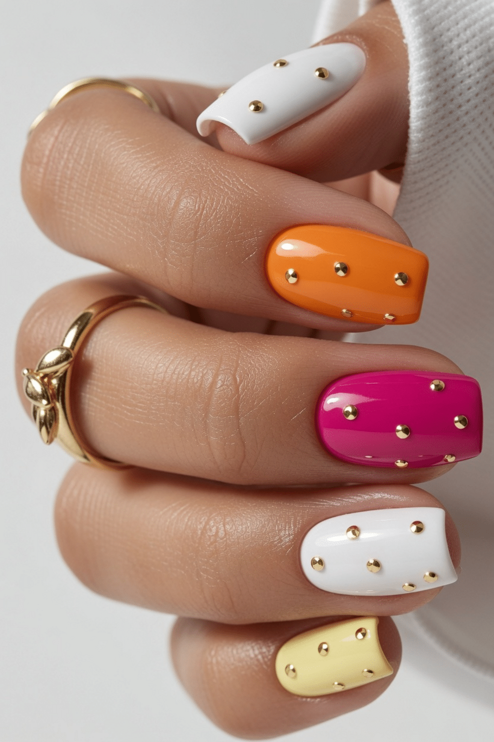 colorful nail designs