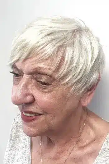34 Elegant Short Hairstyles for Women Over 70 with Fine Hair 16 Short Hairstyles for Women Over 70 With Fine Hair - Tapered Pixie Hairstyle