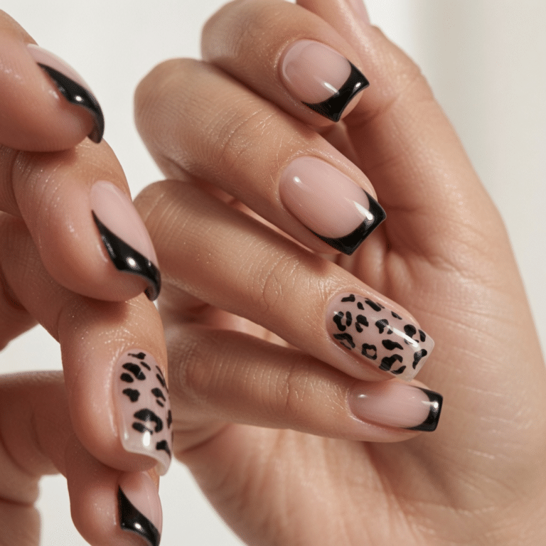 french tip nails