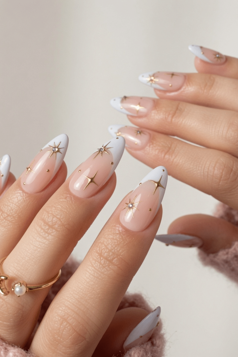 french tip nails