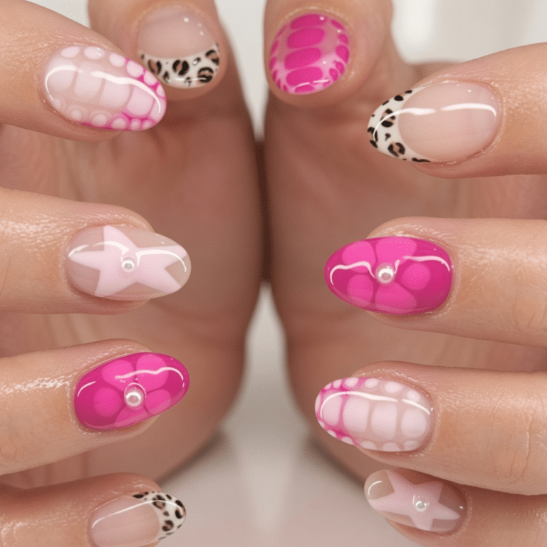 french tip nails