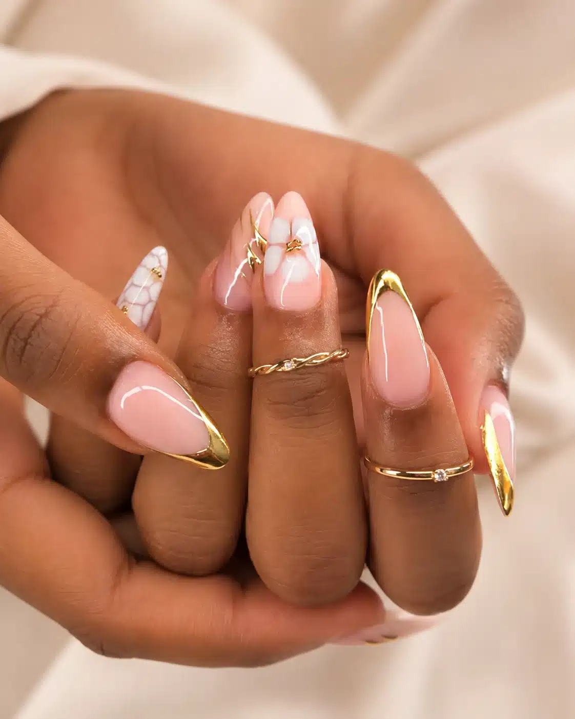 Summer Nail Inspo French Tip: 12 Bright Ideas for 2026 12 Gold and yellow double French tip nails