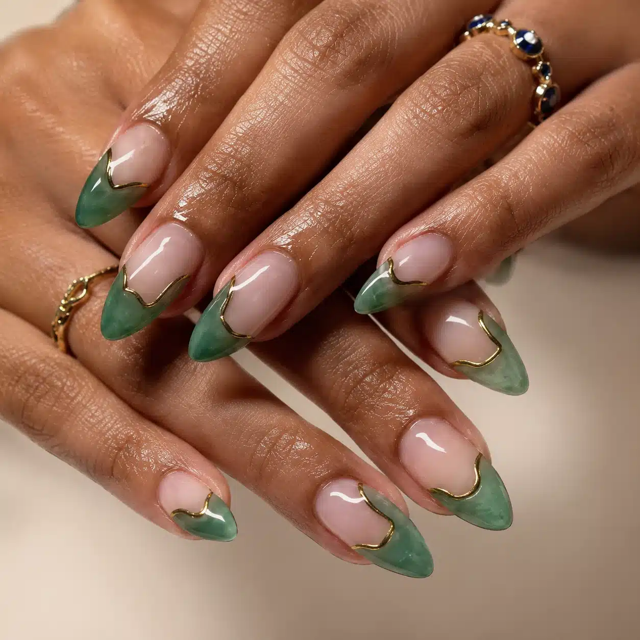 Summer Nail Inspo French Tip: 12 Bright Ideas for 2026 6 Green summer French tip nails