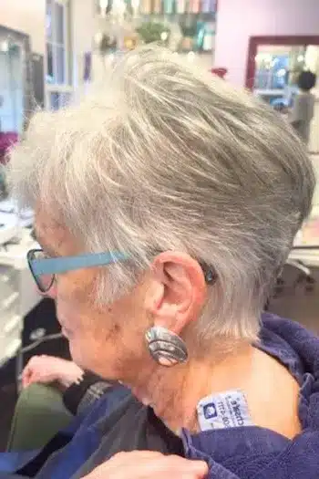 34 Elegant Short Hairstyles for Women Over 70 with Fine Hair 21 Short Hairstyles for Women Over 70 With Fine Hair - Short Feathered Pixie Hairstyle