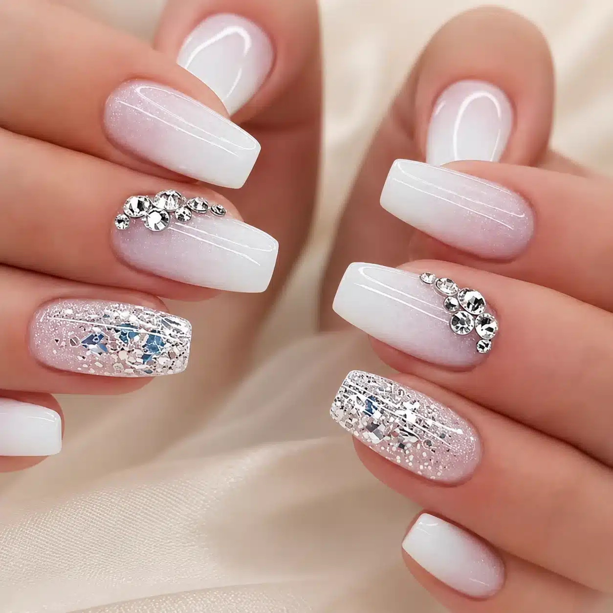 Summer Short Coffin Nails: 14 Fun-Ready Ideas 5 Glossy lavender short coffin nails