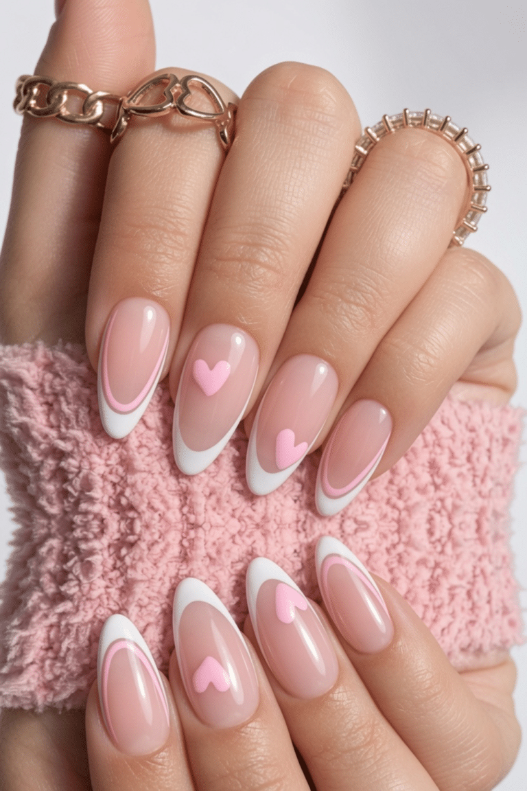 pink nails