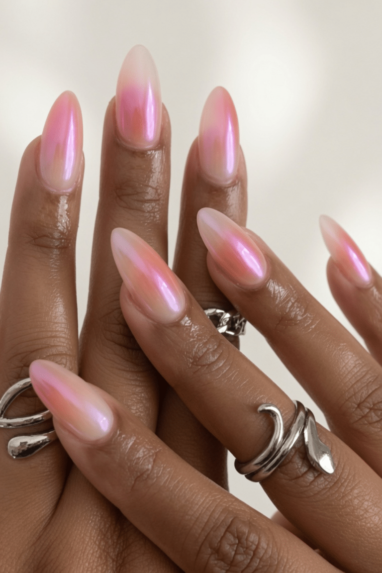 pink nails