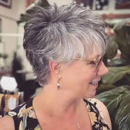 Layered Salt-and-Pepper Pixie