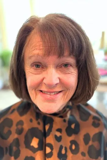34 Elegant Short Hairstyles for Women Over 70 with Fine Hair 27 Short Hairstyles for Women Over 70 With Fine Hair - Classic Bob With Bangs Hairstyle