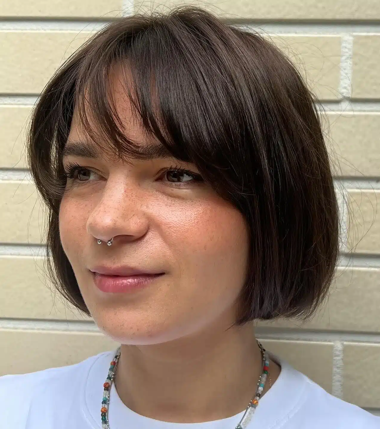 24 Short Hairstyles to Keep Your Look on Trend in 2026 25 Short classic chin-length bob with straight-across bangs