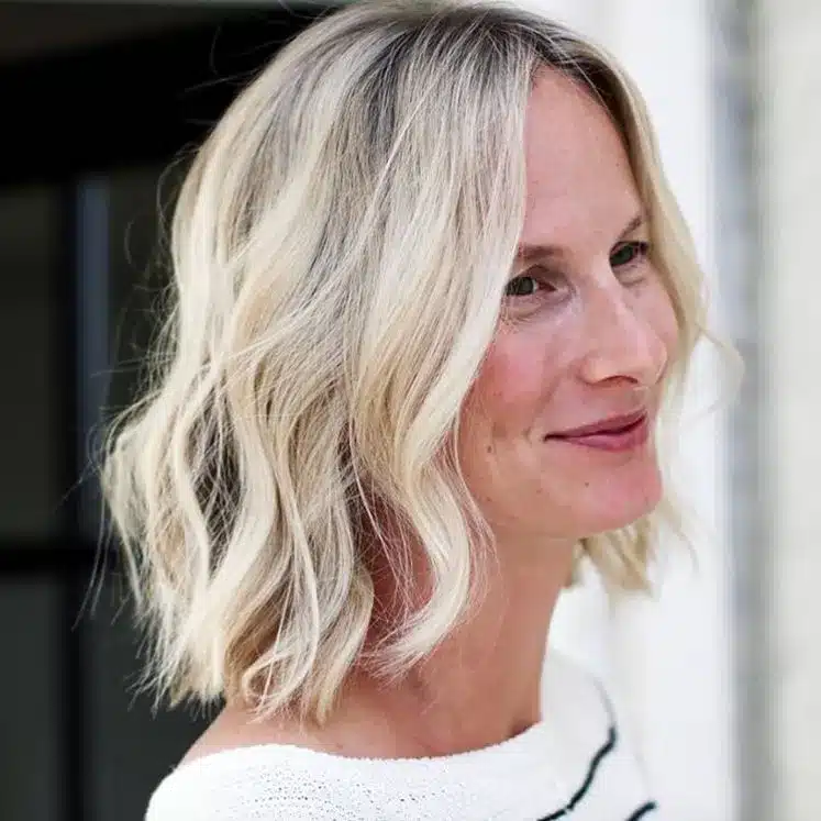 Laidback Waves hairstyle with natural effortless texture