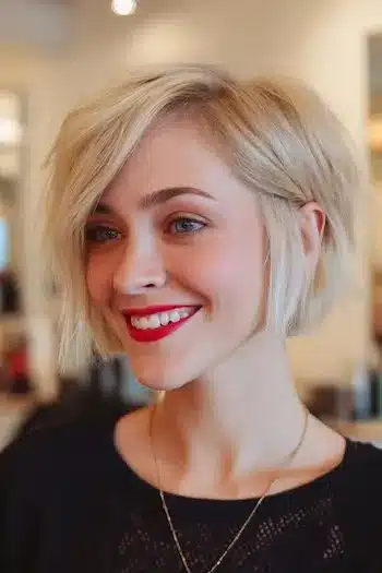 Choppy bixie with side part demonstrating 31 Bixie Haircuts That Perfectly Blend Bob and Pixie Hairstyles