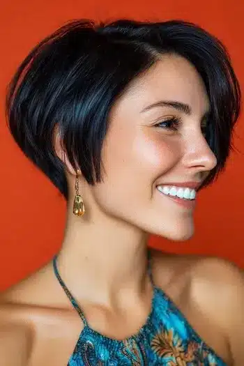 Sleek short bixie demonstrating 31 Bixie Haircuts That Perfectly Blend Bob and Pixie Hairstyles