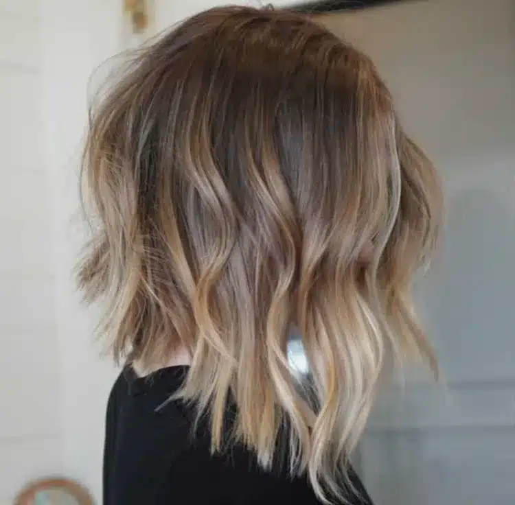20 Lob Haircuts That Make Thin Hair Look Fuller 15 asymmetrical lob
