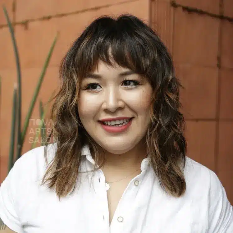 20 Lob Haircuts That Make Thin Hair Look Fuller 19 Baby Bangs