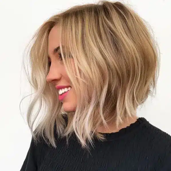20 Lob Haircuts That Make Thin Hair Look Fuller 2 A-Line Lob