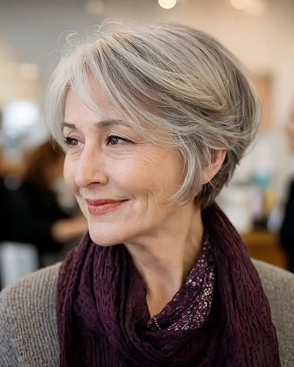 50 low maintenance hairstyles for 60 year old women with fine hair 9