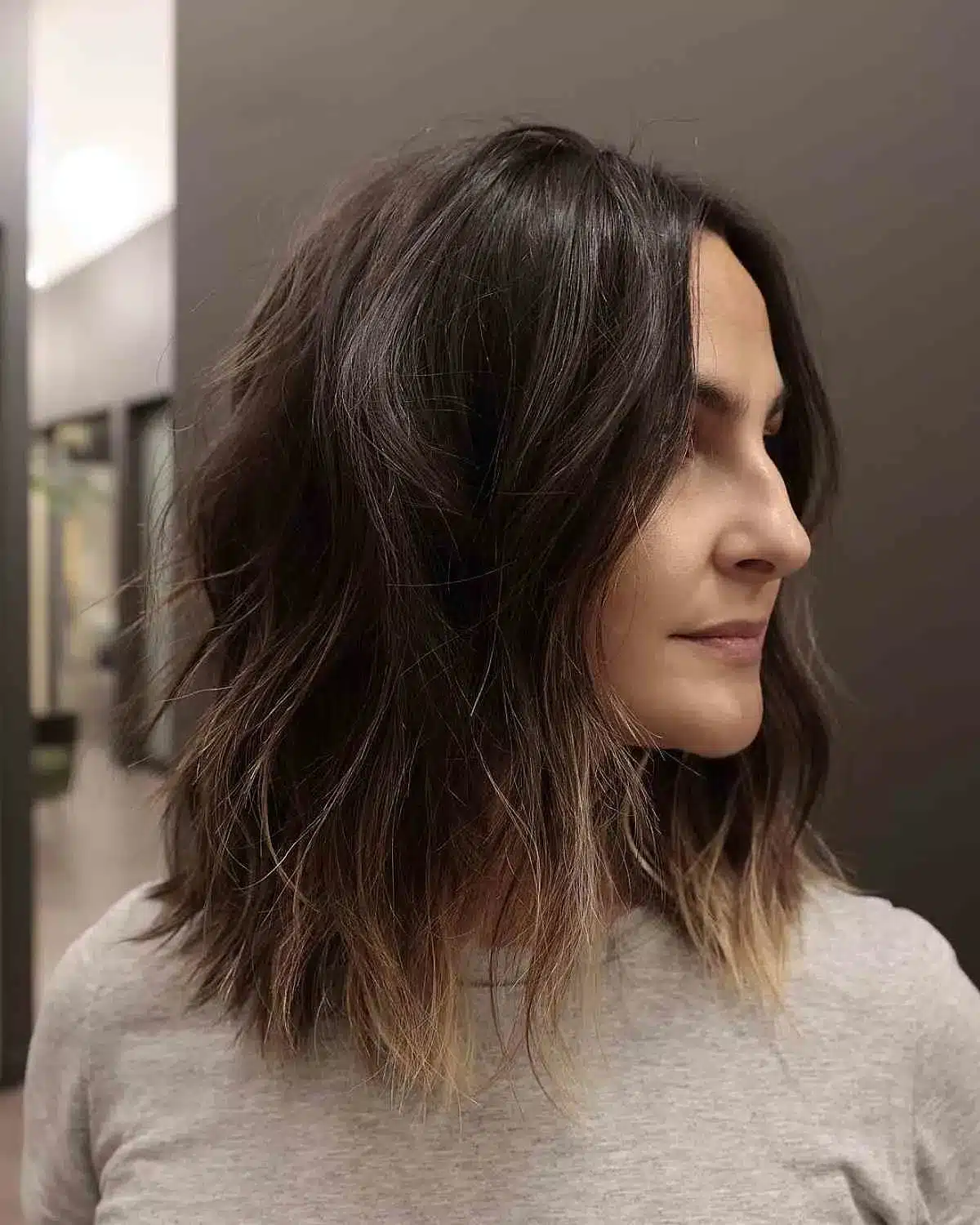 50 Low-Maintenance Medium-Length Haircuts for Busy Women 28 Lived-In Long Shaggy Bob