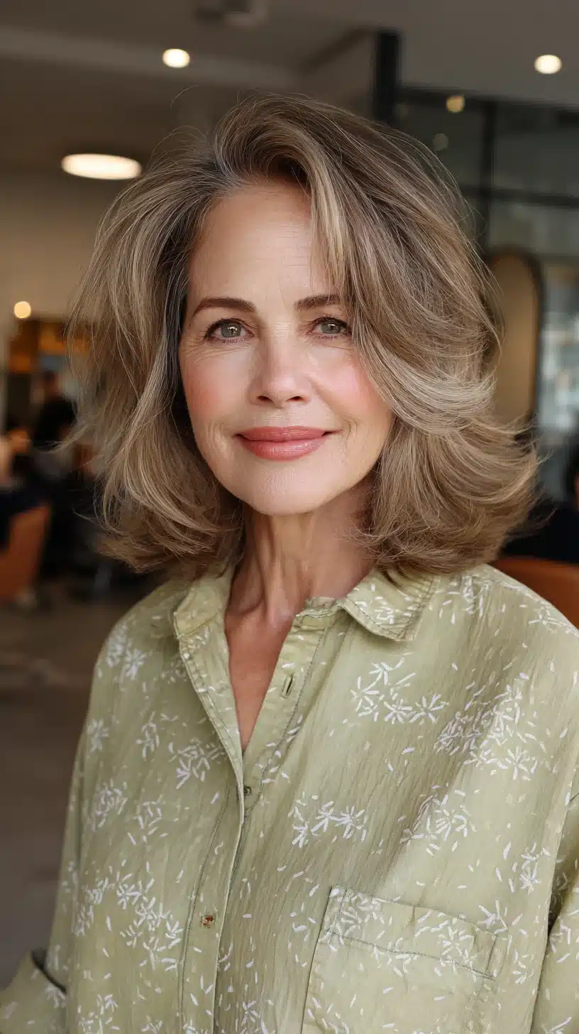 50 must try feathered haircuts women over 60 are rockin 12