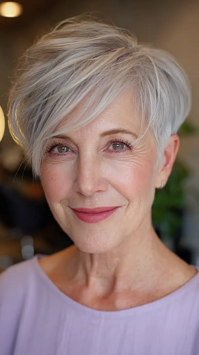 50 must try feathered haircuts women over 60 are rockin 13