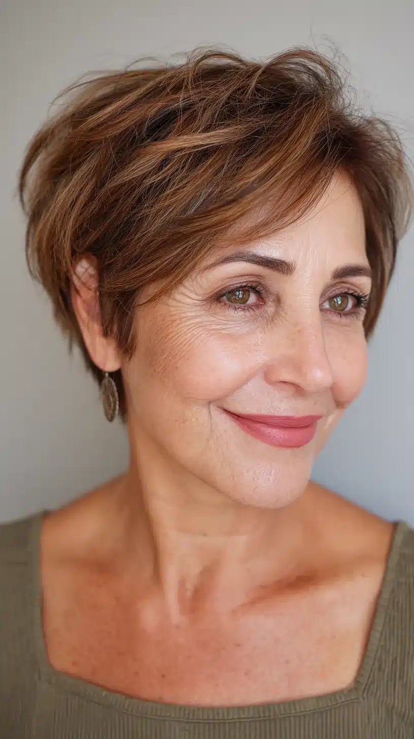 50 must try feathered haircuts women over 60 are rockin 15