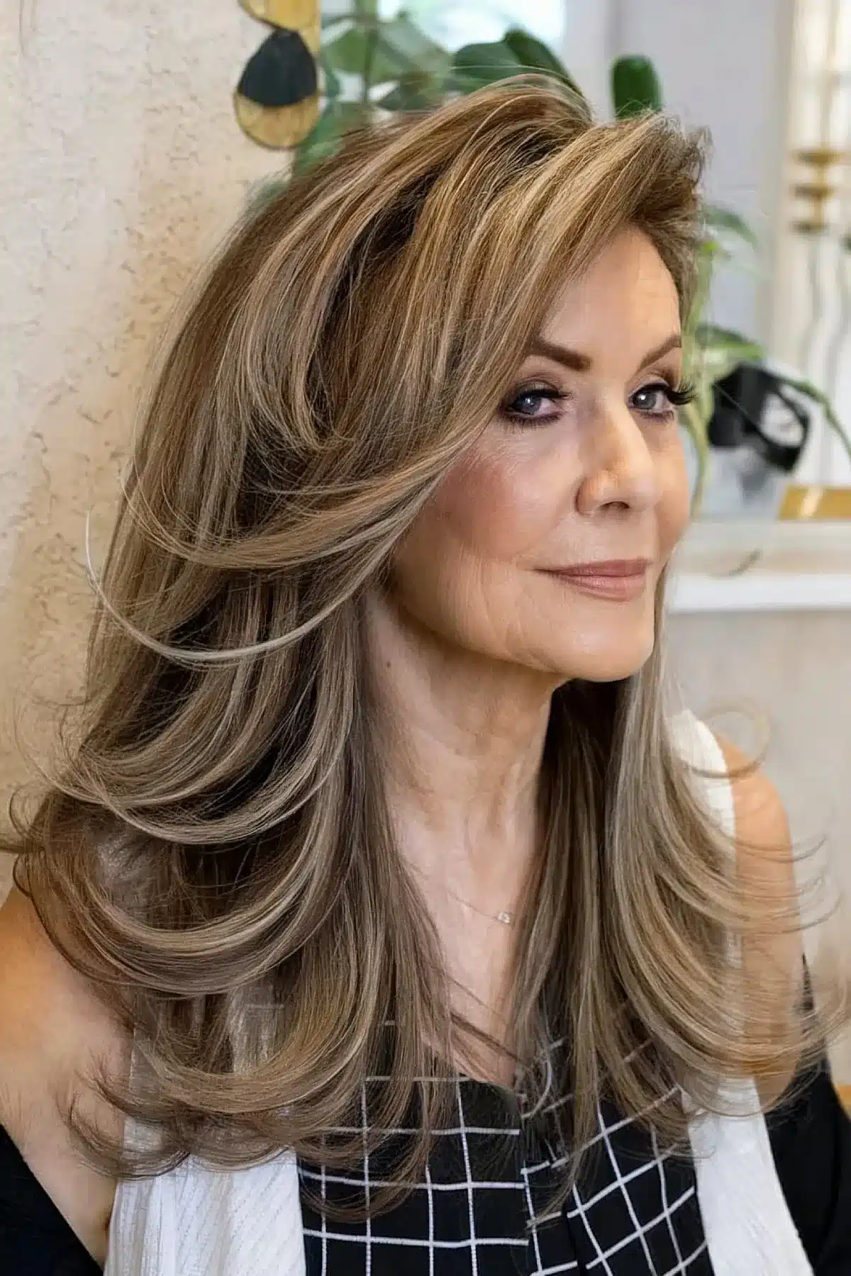 50 must try feathered haircuts women over 60 are rockin 31