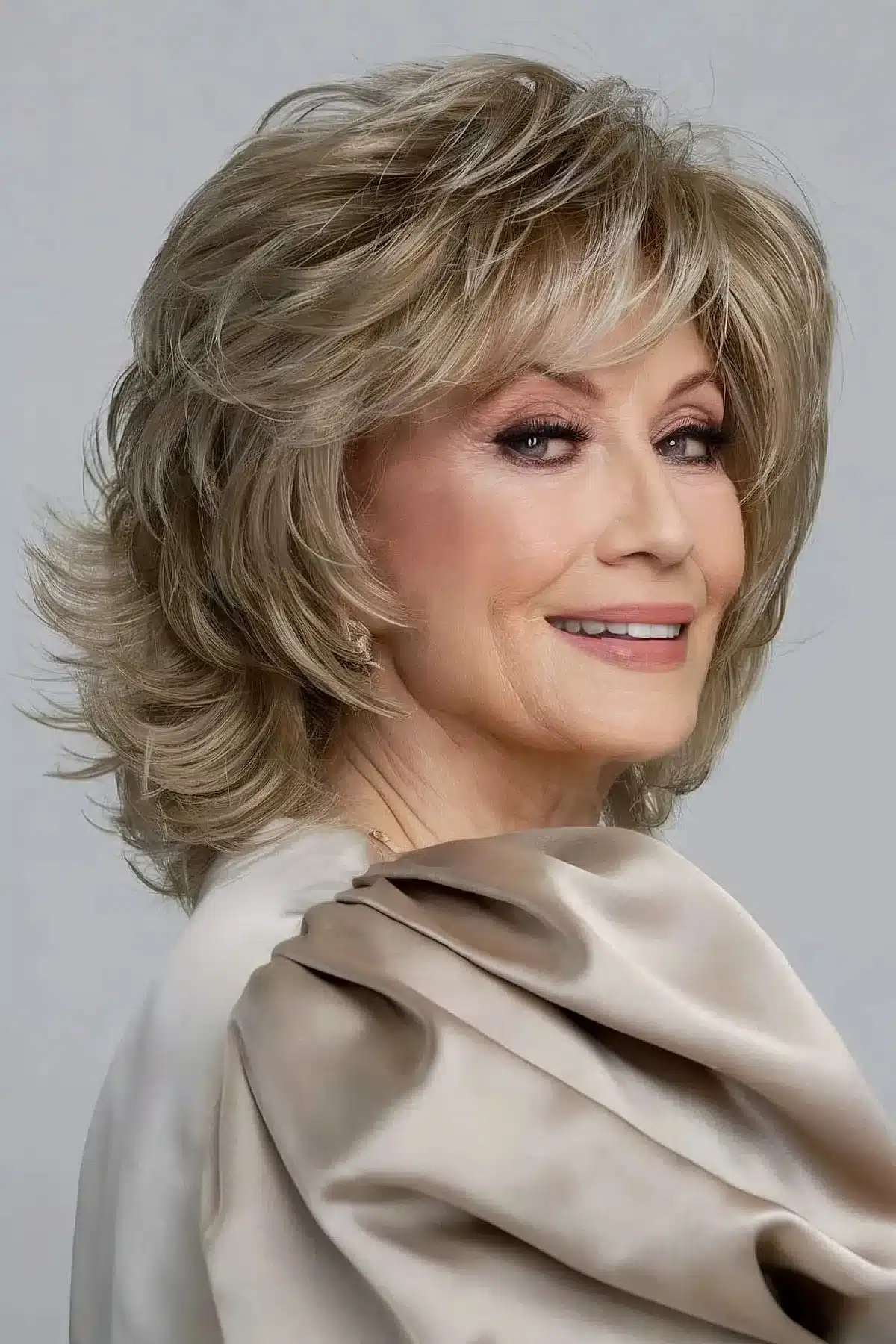 50 must try feathered haircuts women over 60 are rockin 33