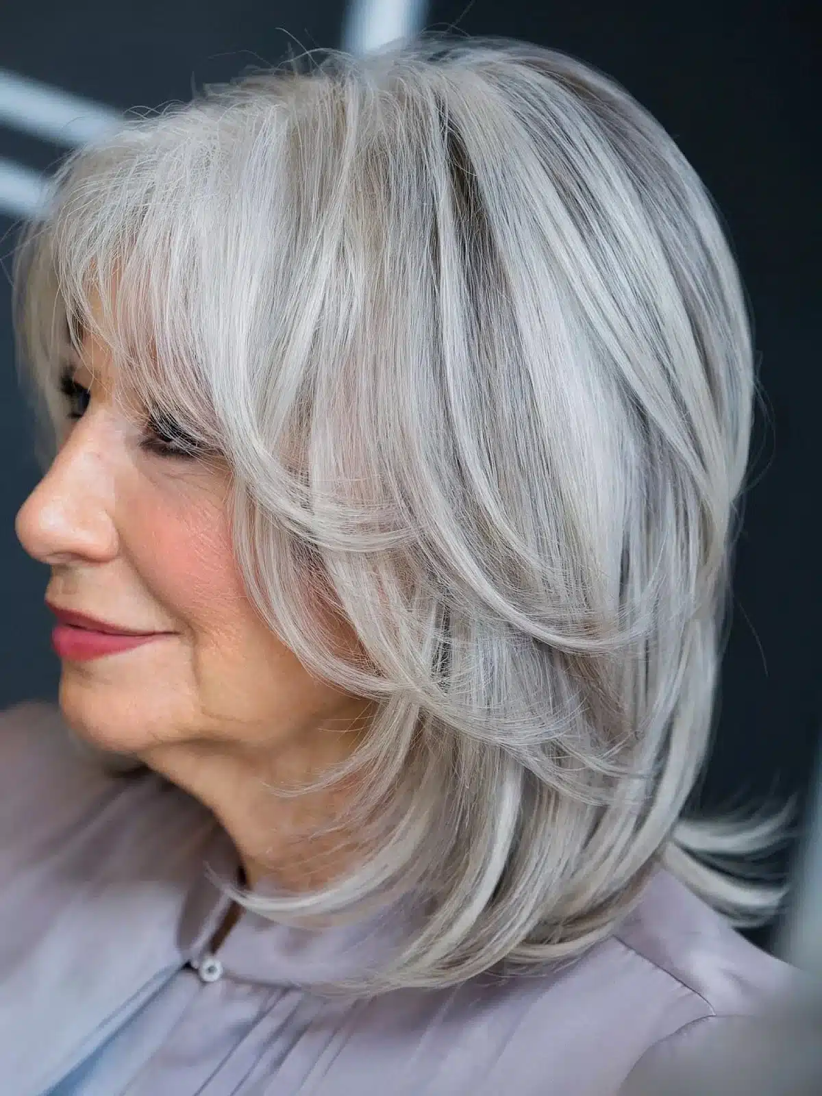 50 must try feathered haircuts women over 60 are rockin 34