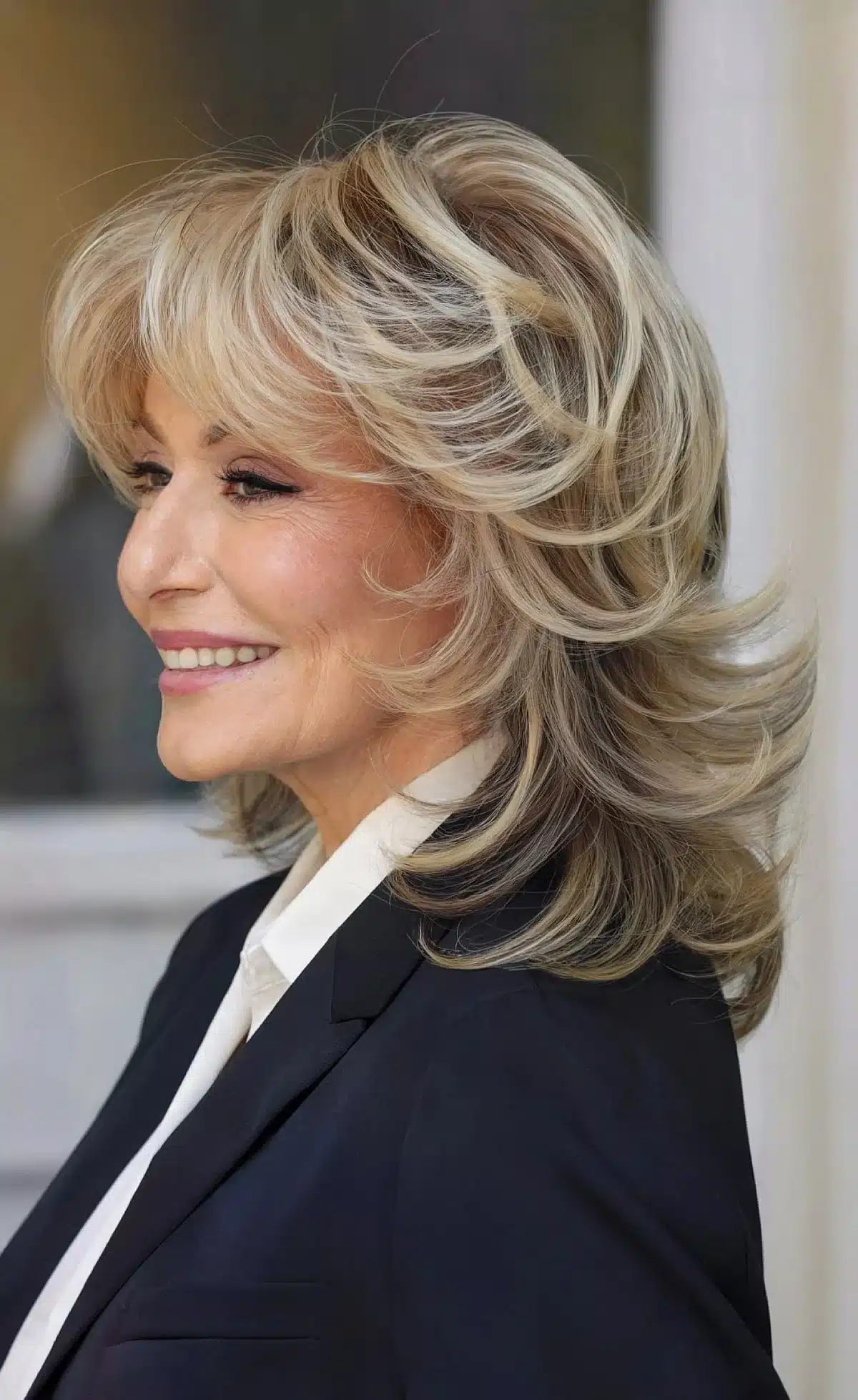 50 must try feathered haircuts women over 60 are rockin 42